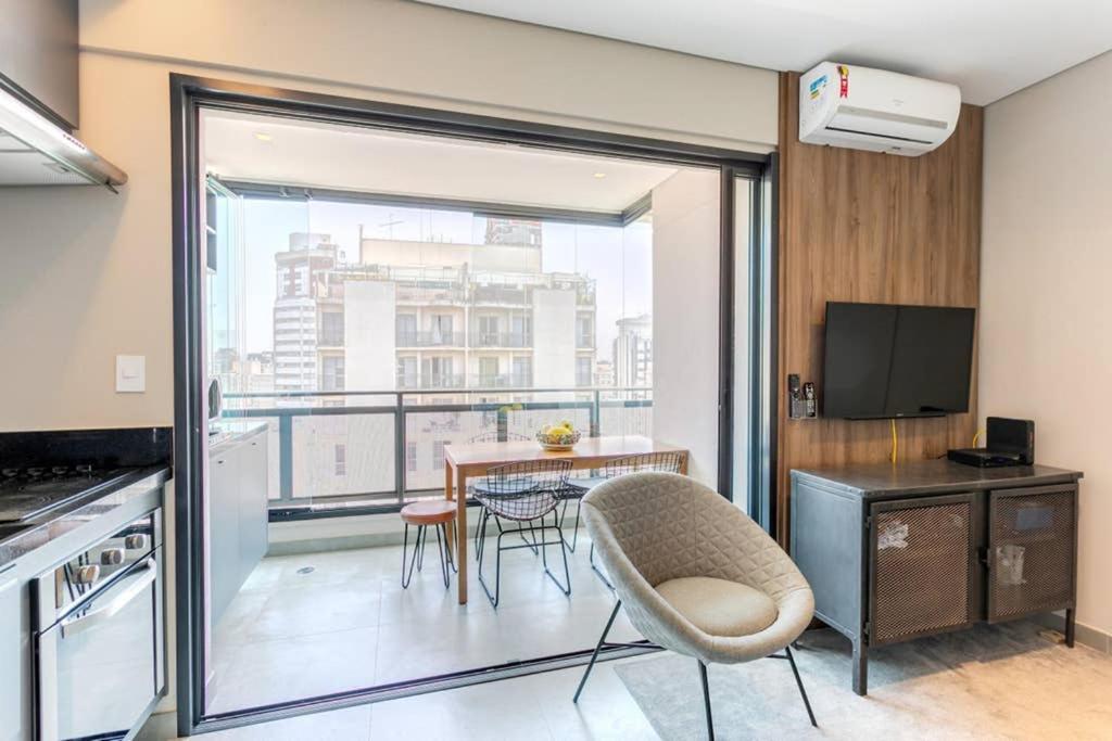 Apartamento De 1 Dormitorio No Coracao De Pinheiros ساو باولو المظهر الخارجي الصورة